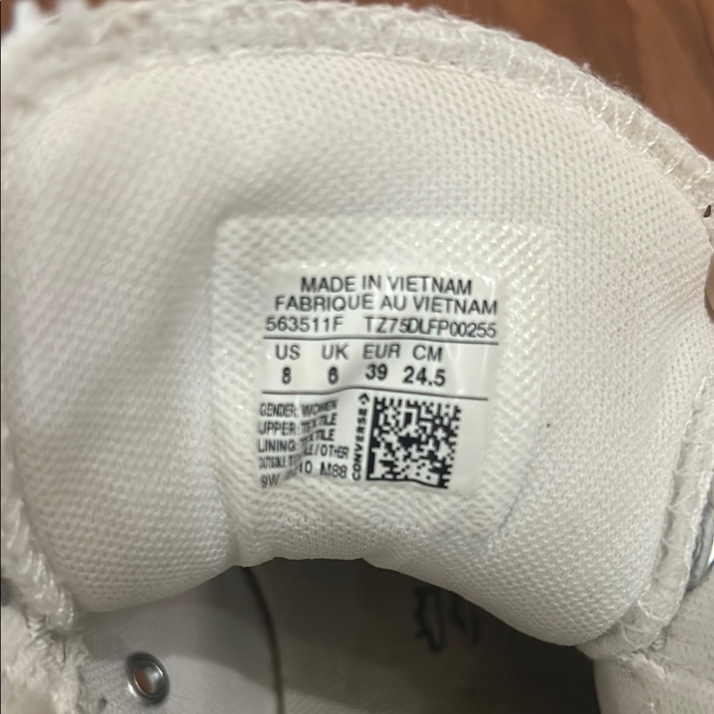 Converse All Star White High-Top Sneakers - Picture 2 of 5